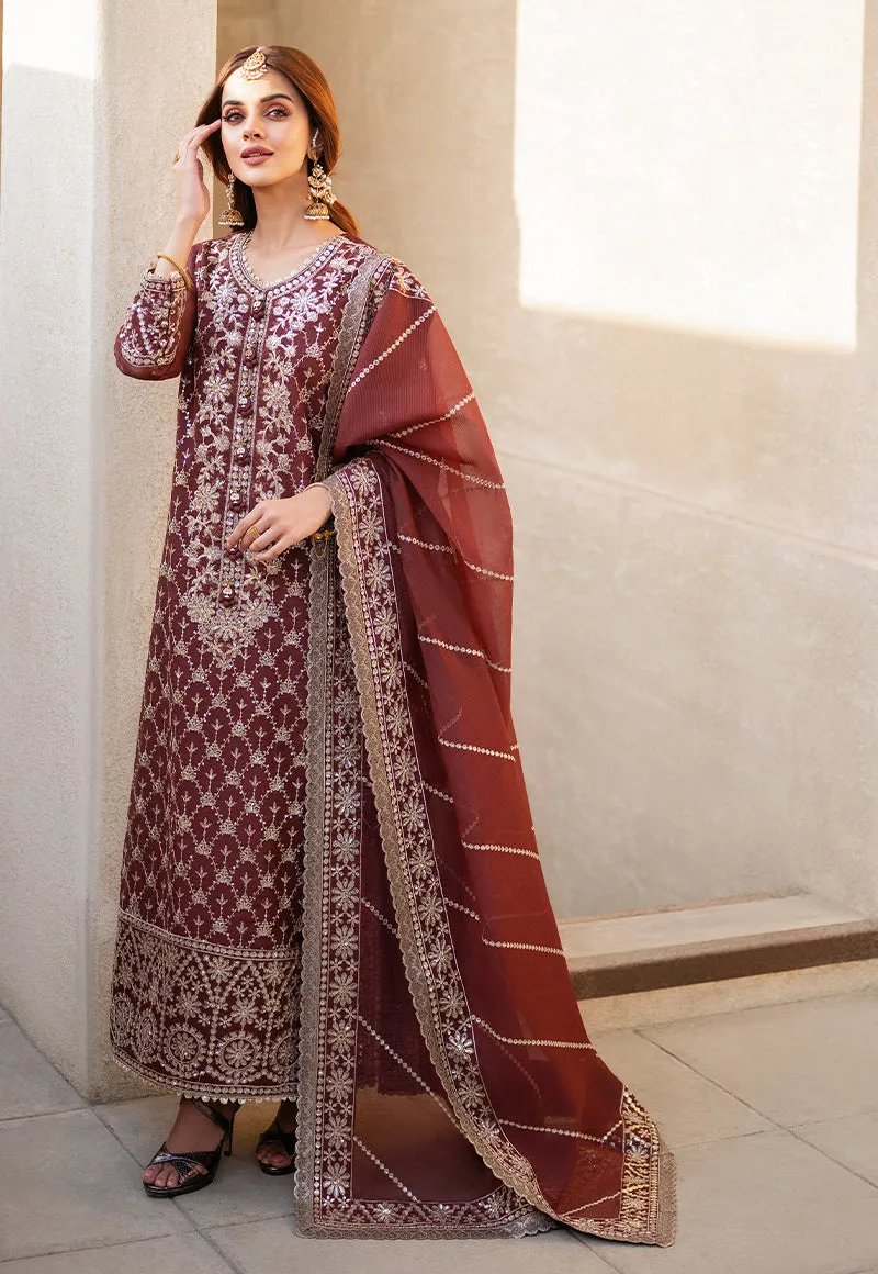 AJKM-13 | Asim Jofa Eid Festive 2023 | Unstitched Organza Net Suits