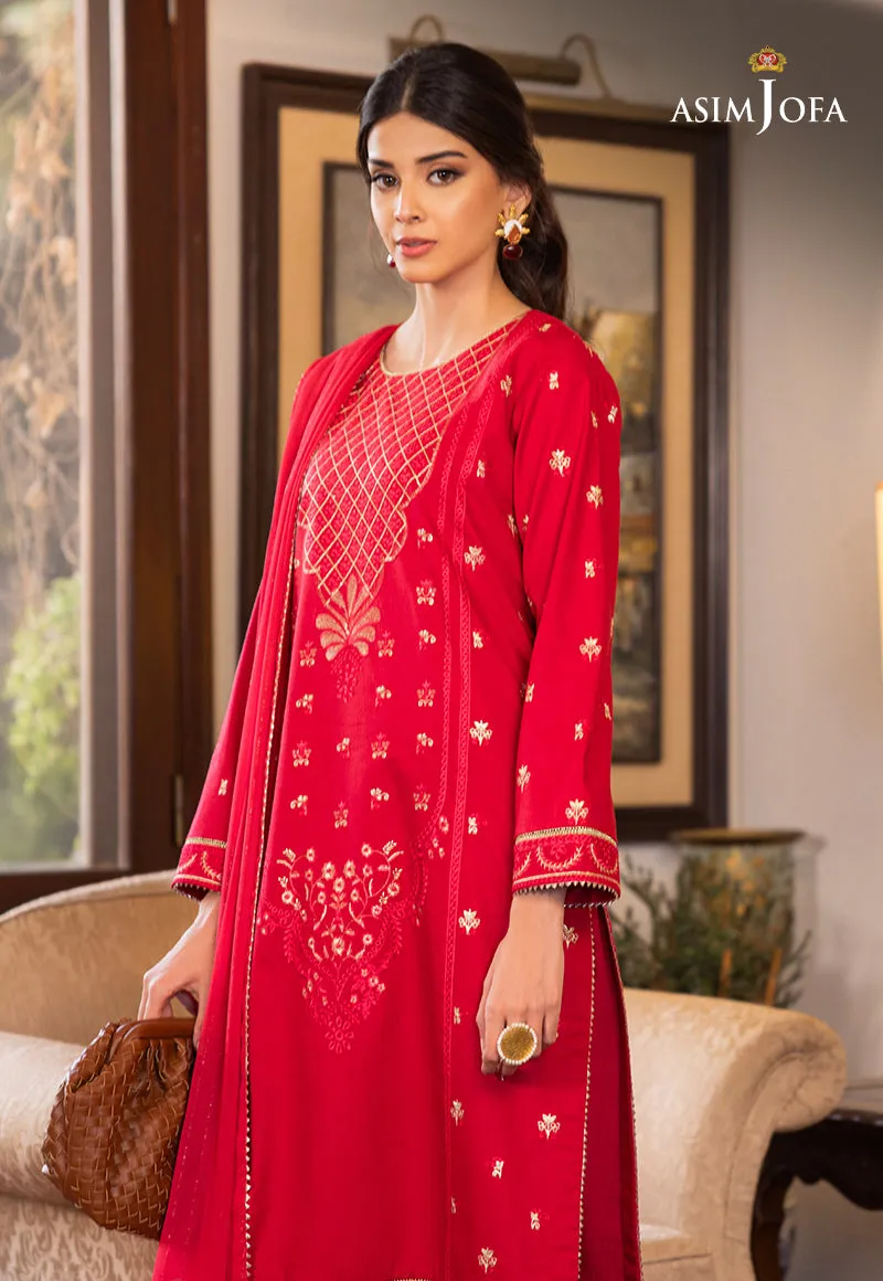 AJPE-22 (3-PC) | Asim Jofa Pret Essentials Eid Edit II Collection | Embroidered Stitched RTW Suits