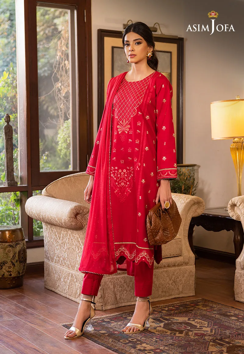 AJPE-22 (3-PC) | Asim Jofa Pret Essentials Eid Edit II Collection | Embroidered Stitched RTW Suits