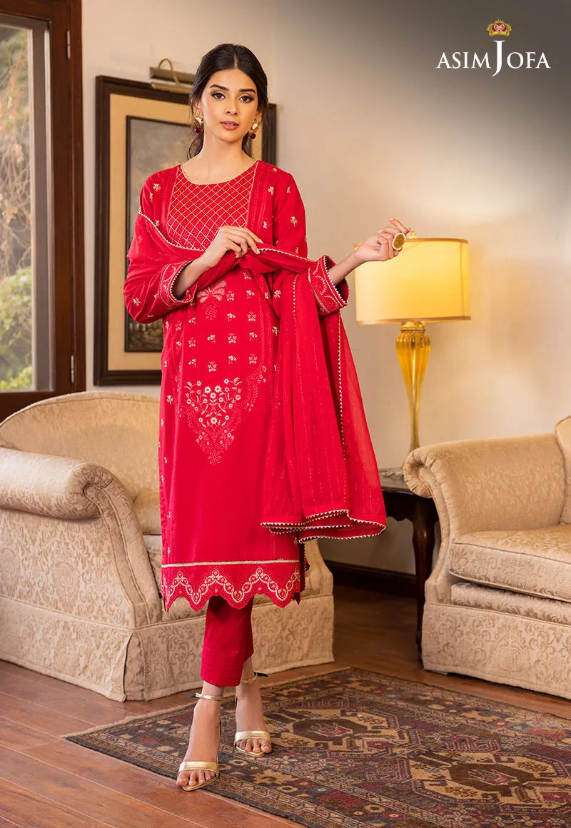 AJPE-22 (3-PC) | Asim Jofa Pret Essentials Eid Edit II Collection | Embroidered Stitched RTW Suits