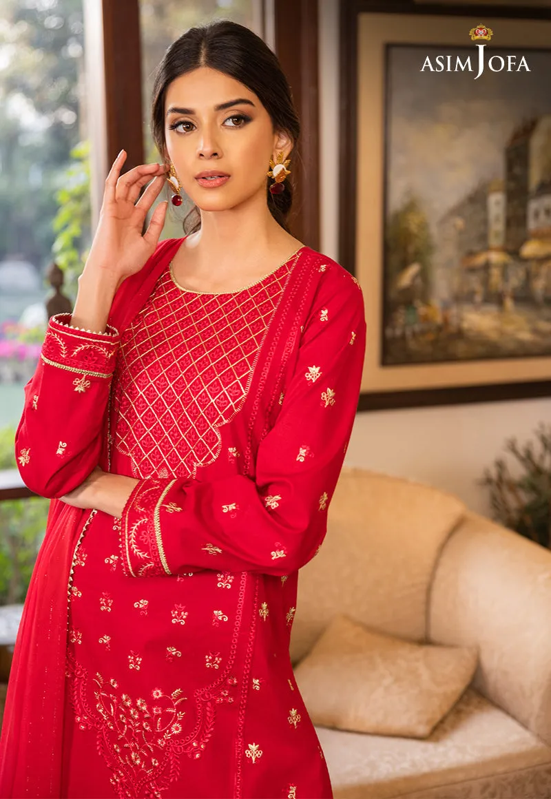 AJPE-22 (3-PC) | Asim Jofa Pret Essentials Eid Edit II Collection | Embroidered Stitched RTW Suits