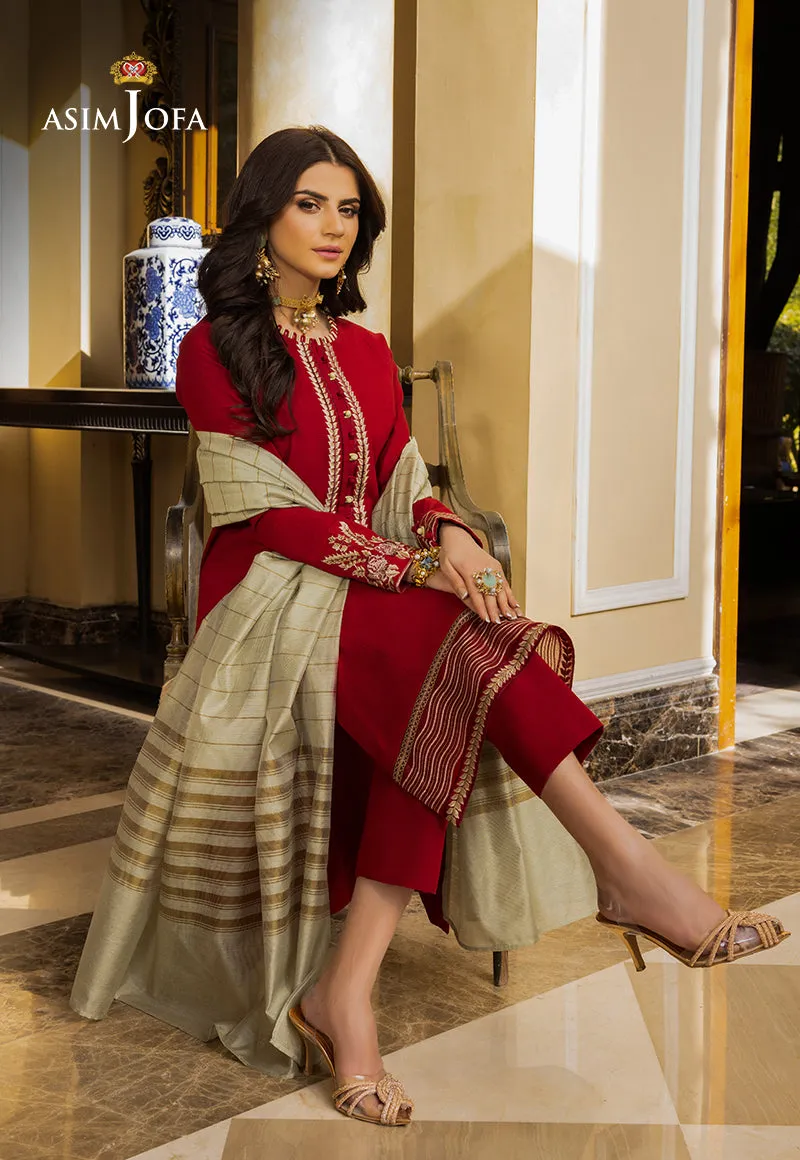 AJPE-38 |  Asim Jofa Pret Essentials Eid Edit II Collection | Embroidered Stitched RTW Suits