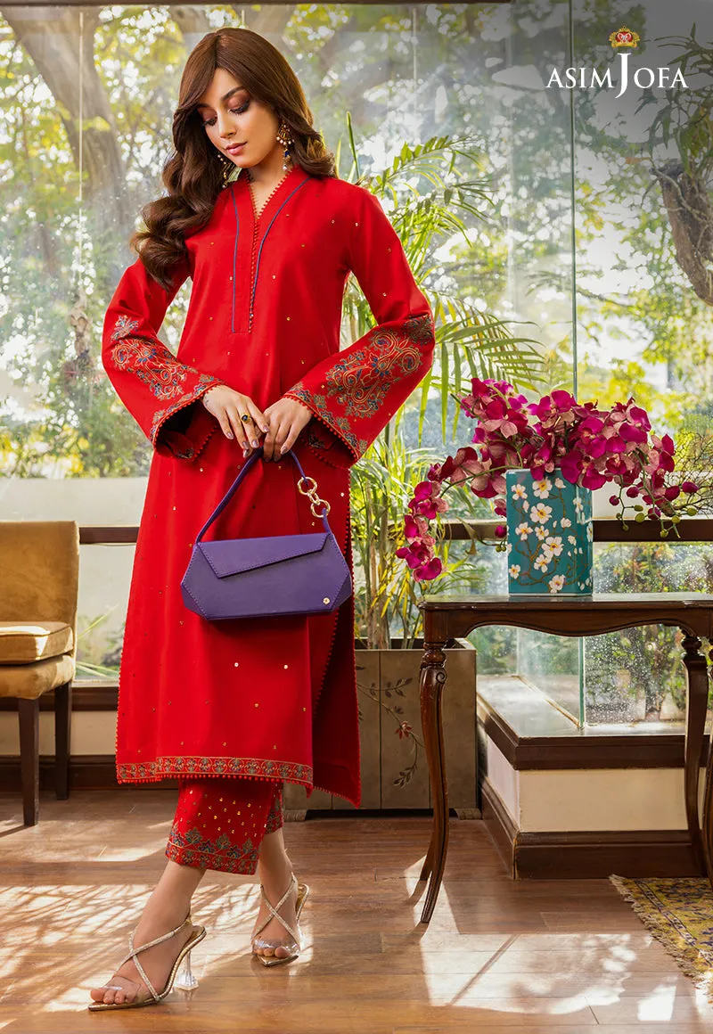 AJPE-43 (2-PC) | Asim Jofa Pret Essentials Eid Edit II Collection | Embroidered Stitched RTW Suits