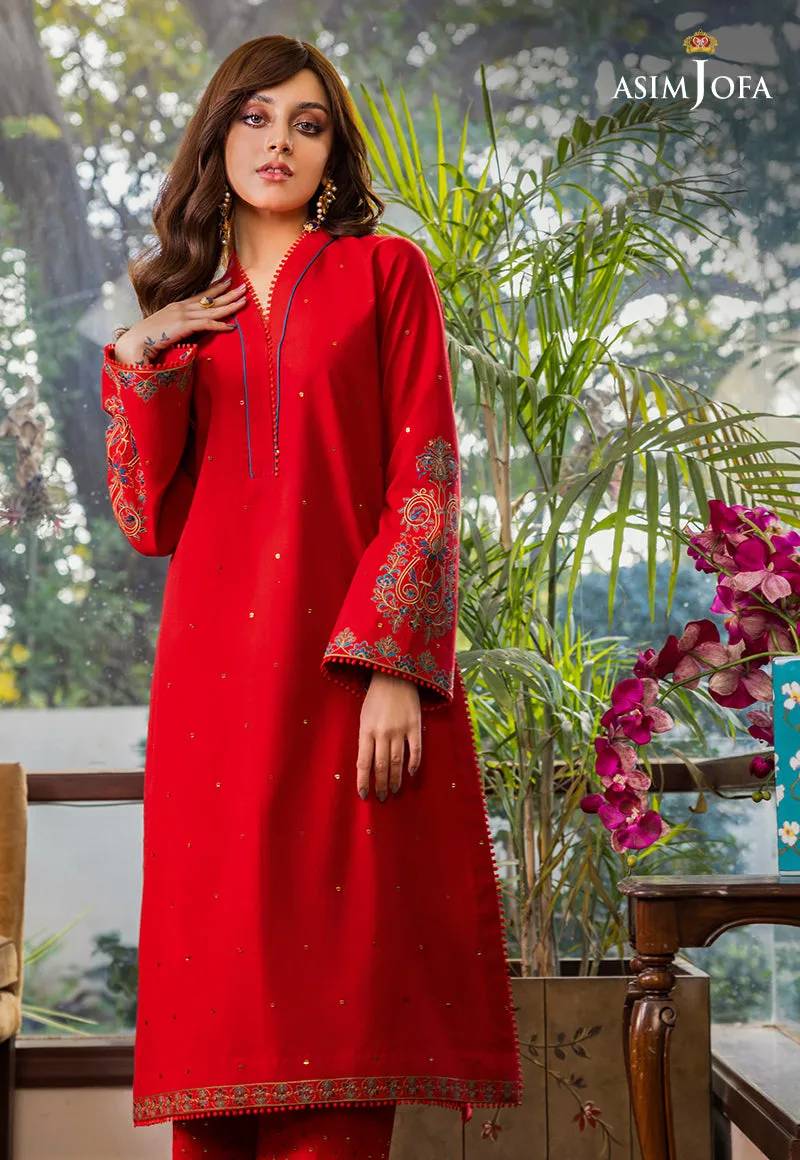 AJPE-43 (2-PC) | Asim Jofa Pret Essentials Eid Edit II Collection | Embroidered Stitched RTW Suits