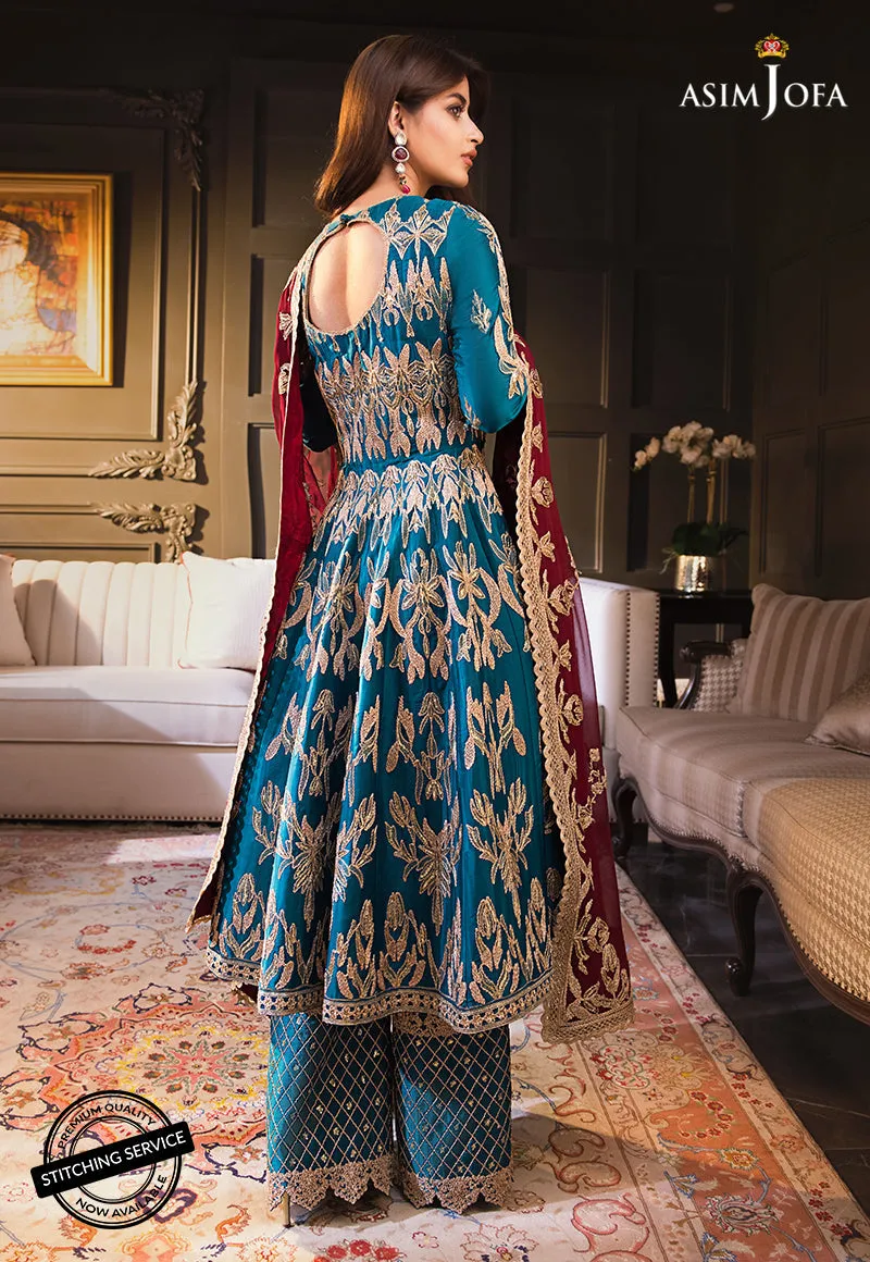 AJSE-09 | Asim Jofa Jaan-e-Adaa Sajal Edit Collection 2022 | Unstitched Embroidered Suits