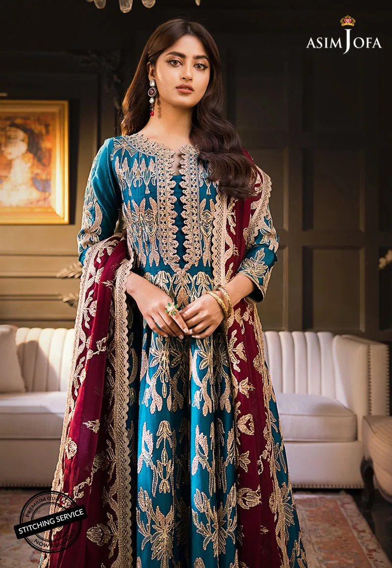AJSE-09 | Asim Jofa Jaan-e-Adaa Sajal Edit Collection 2022 | Unstitched Embroidered Suits