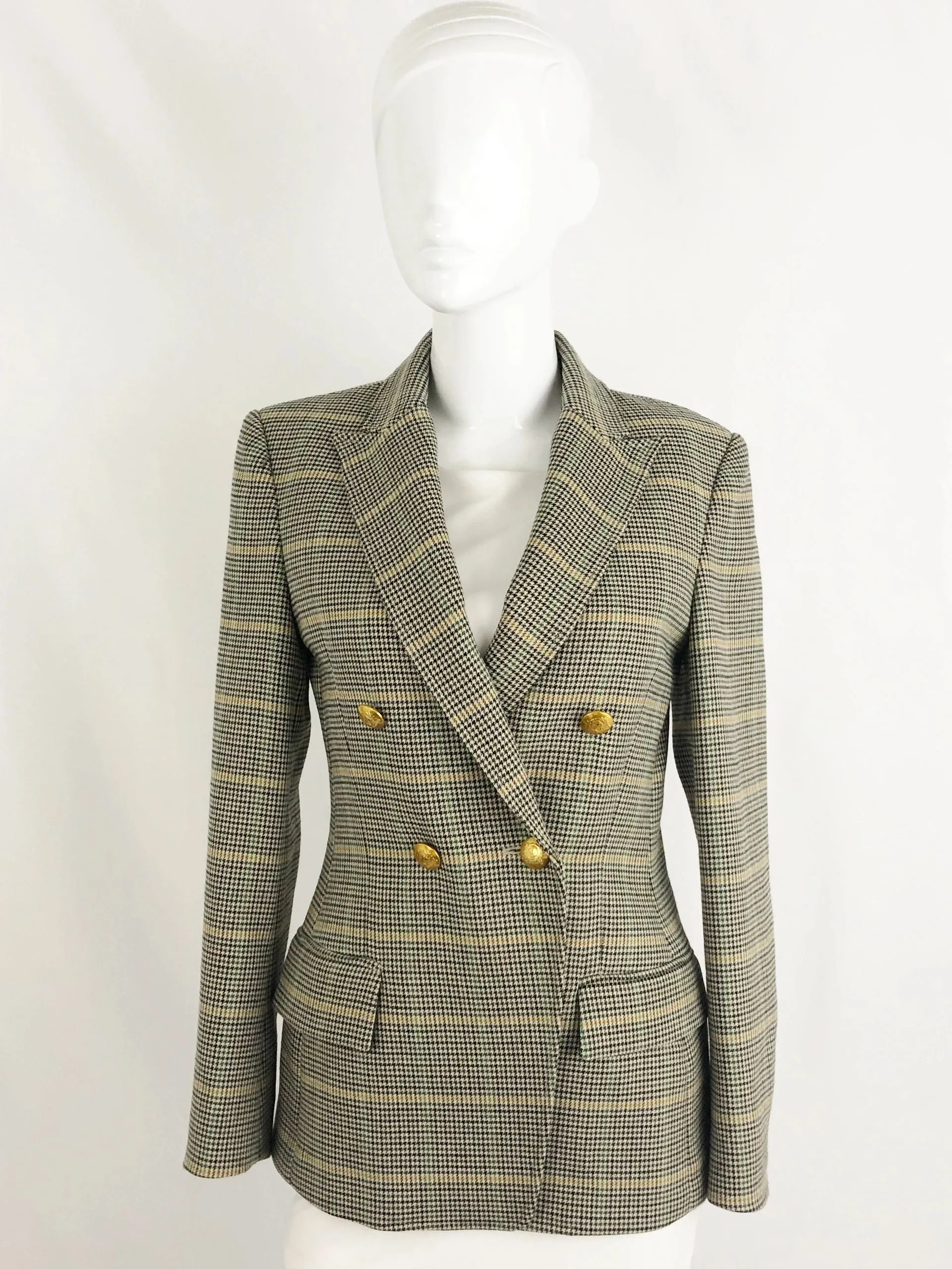 A.L.C. Check Blazer Size 2