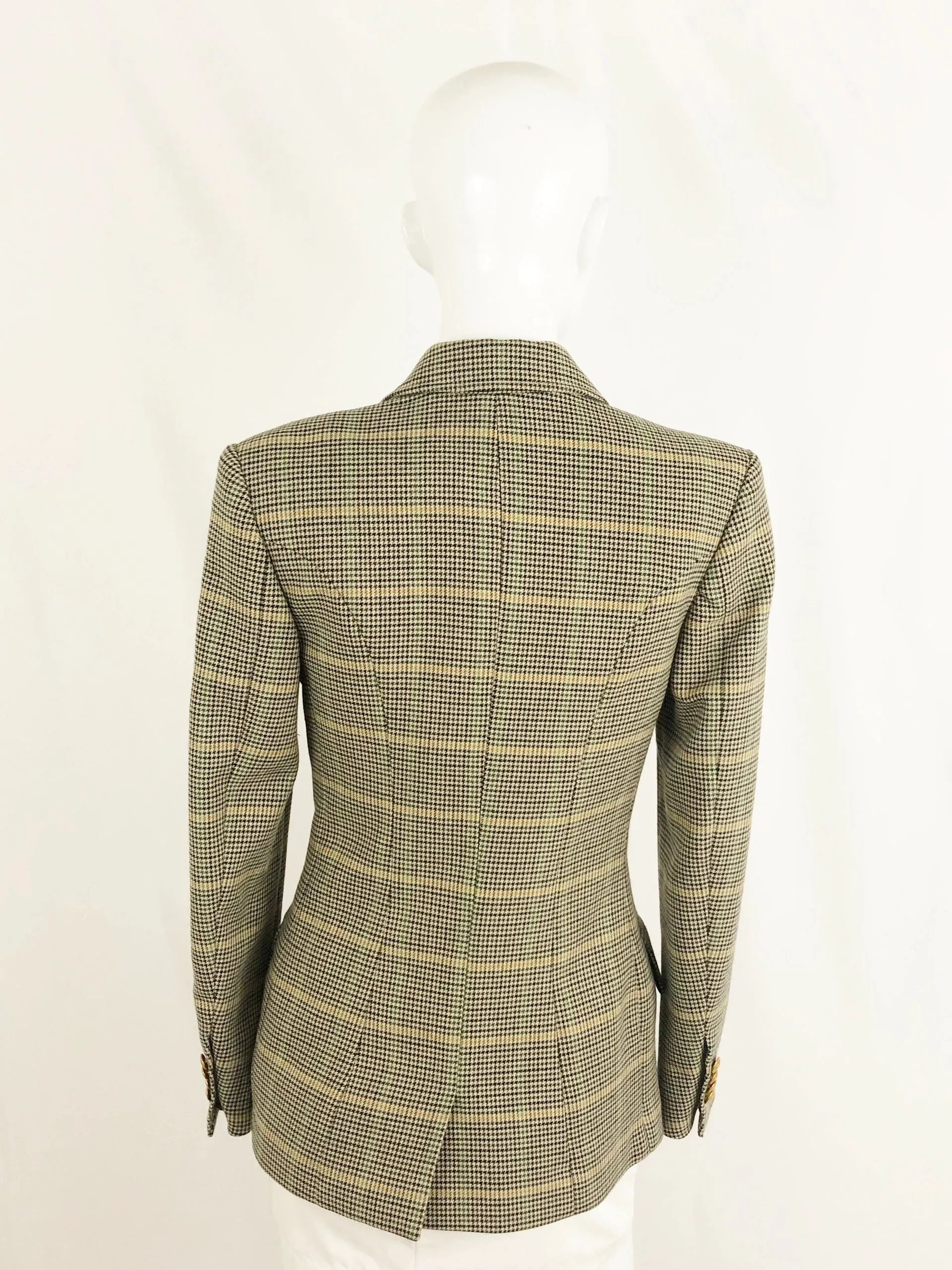 A.L.C. Check Blazer Size 2