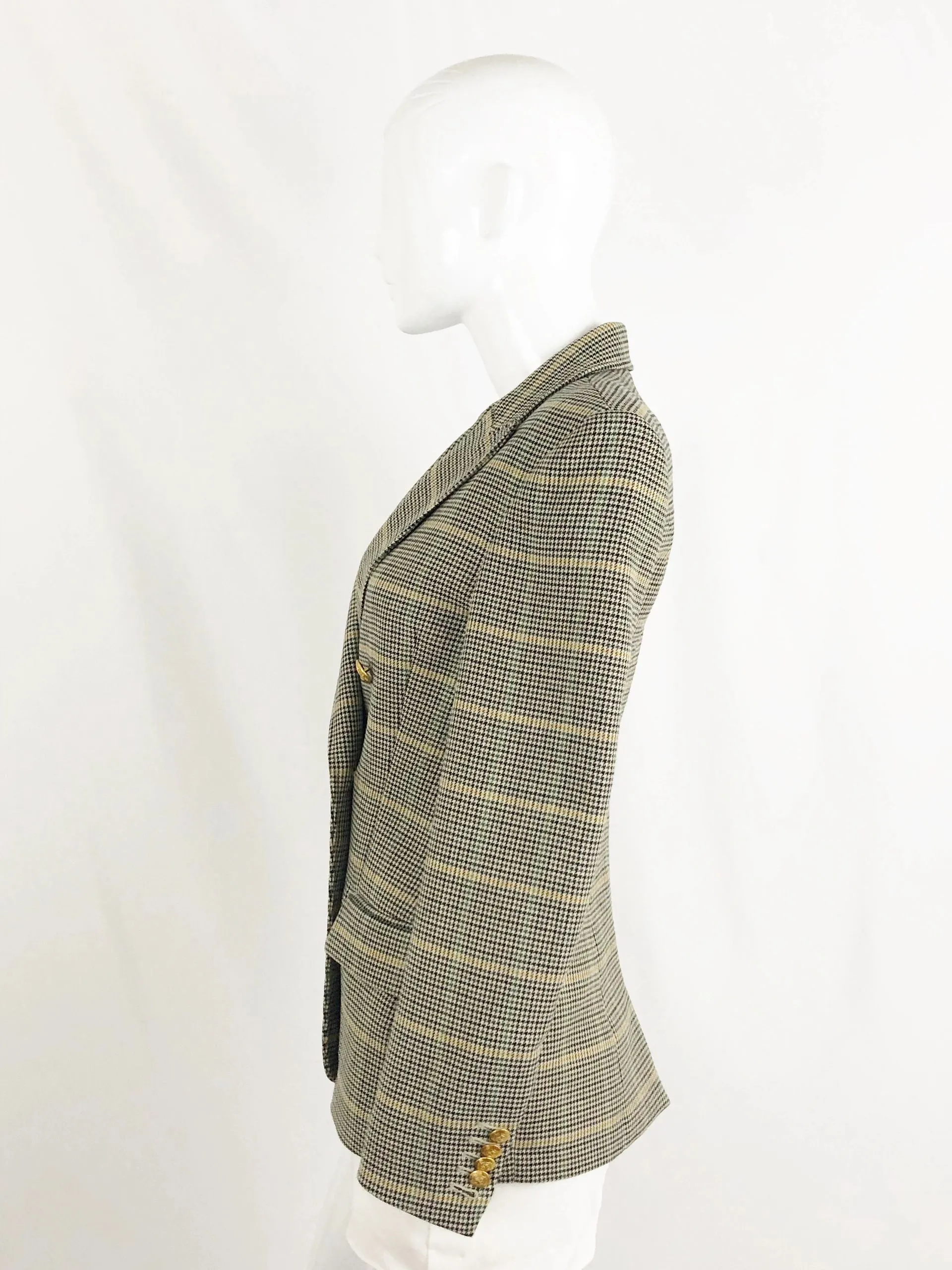 A.L.C. Check Blazer Size 2