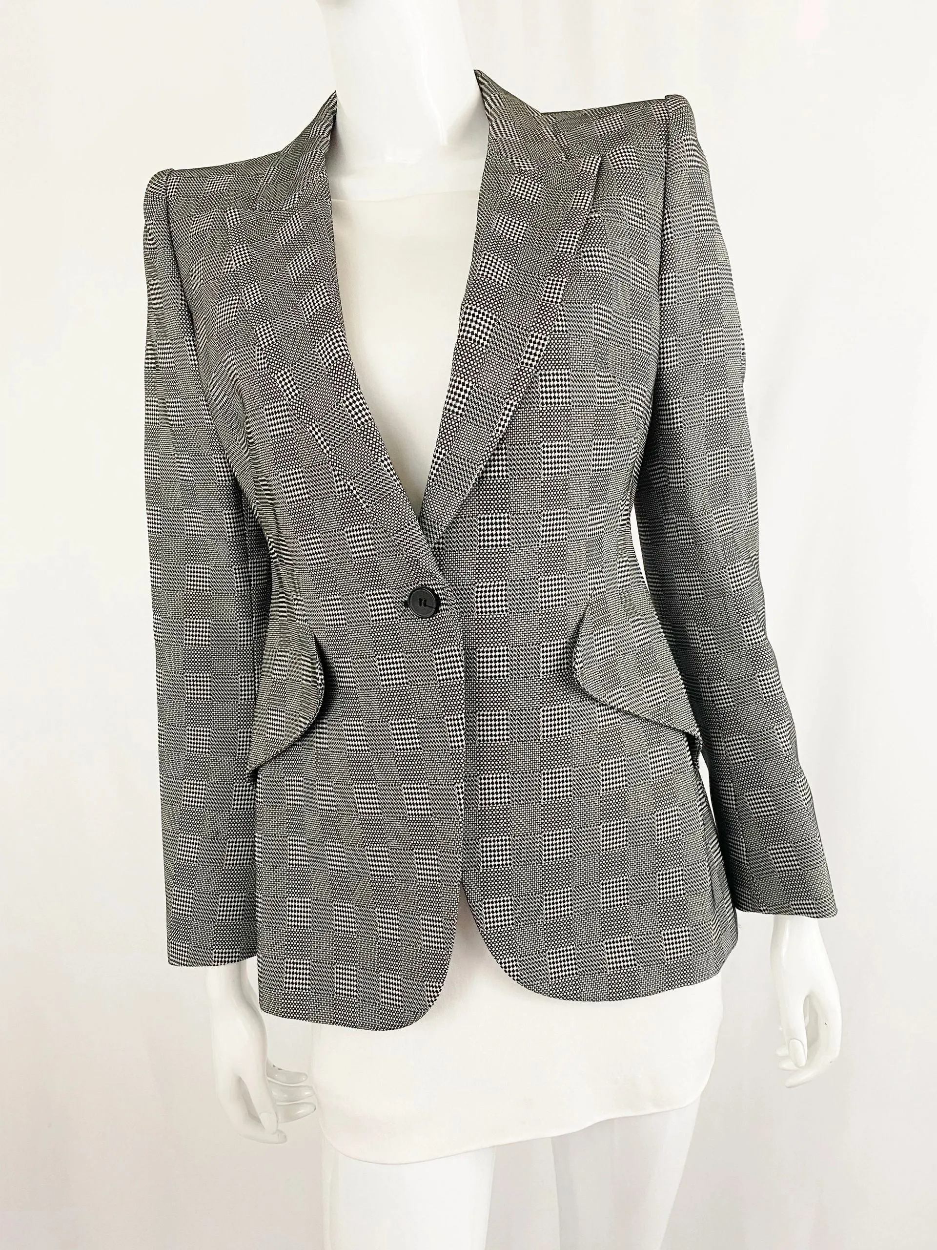 Alexander McQueen Check Blazer Size S
