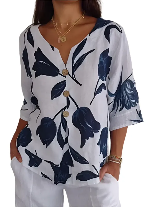 Alliah – Effortless Elegance Women’s Casual Shirt