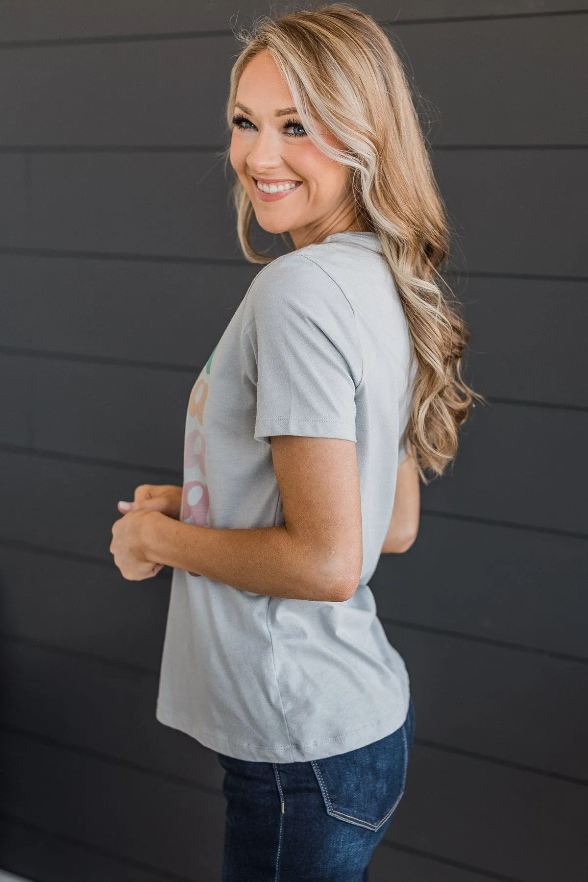 Always There For Me "Mama" Graphic Tee- Grey