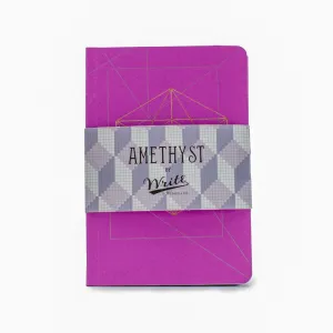 Amethyst Pocket Notebook – Limited Edition, Elegant Design for On-the-Go Notes