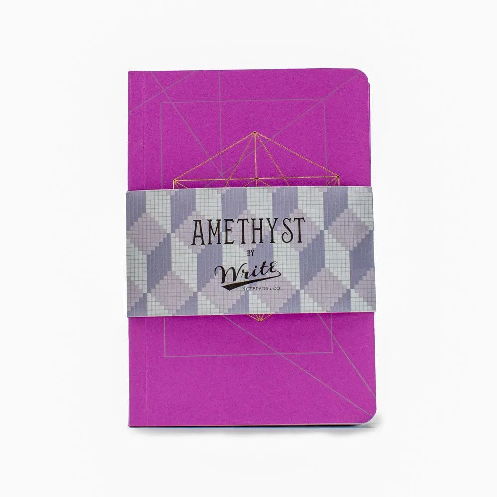 Amethyst Pocket Notebook – Limited Edition, Elegant Design for On-the-Go Notes