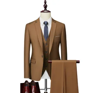 Andrew | Men's Business / Wedding Suit | Khaki