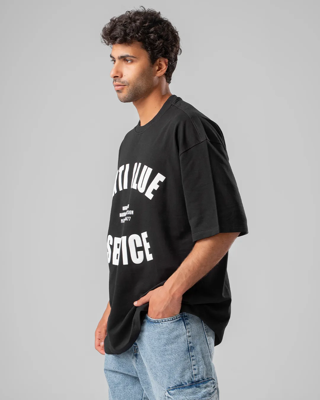 Anti-Blue Printed Men T-shirt