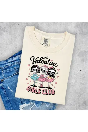 Anti Valentine Girls Club Tee