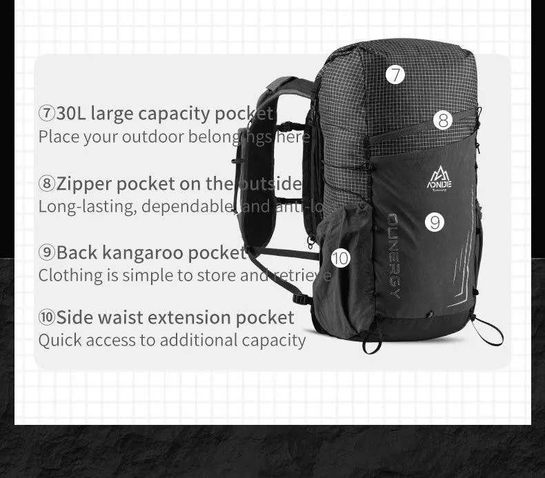 AONIJIE C9111 UL 30L Backpack