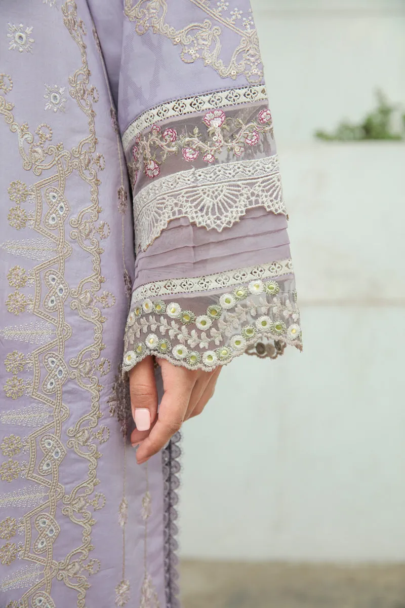 AQ-11  AMYRA  | Qalamkar Qline Dastak Summer Collection 2022 | Unstitched Embroidered Lawn Suits