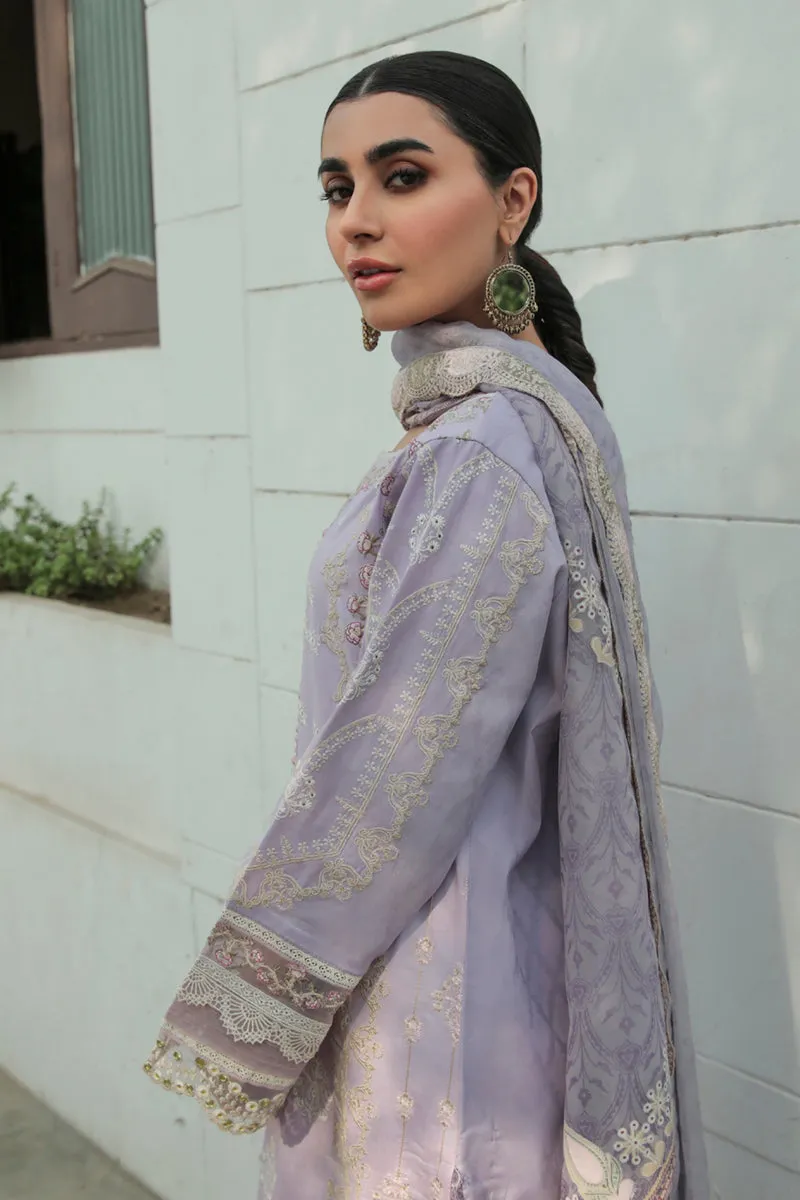 AQ-11  AMYRA  | Qalamkar Qline Dastak Summer Collection 2022 | Unstitched Embroidered Lawn Suits