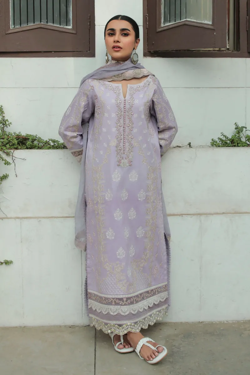 AQ-11  AMYRA  | Qalamkar Qline Dastak Summer Collection 2022 | Unstitched Embroidered Lawn Suits