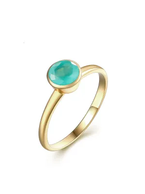 Aqua Cacli Round Ring