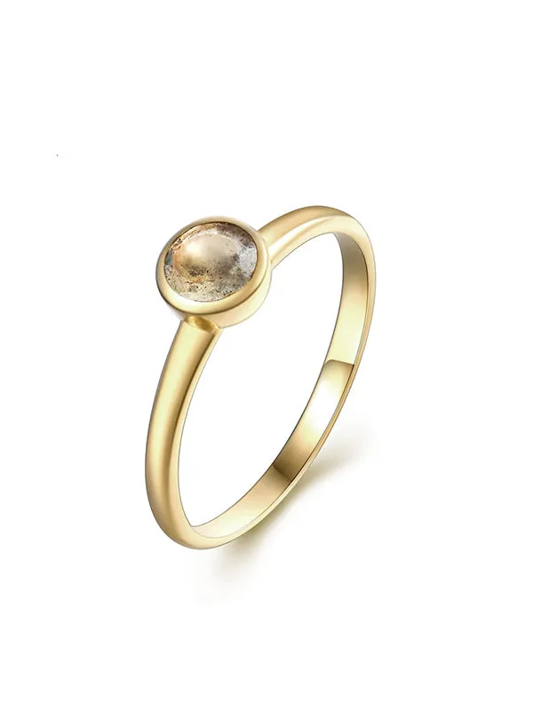 Aqua Cacli Round Ring