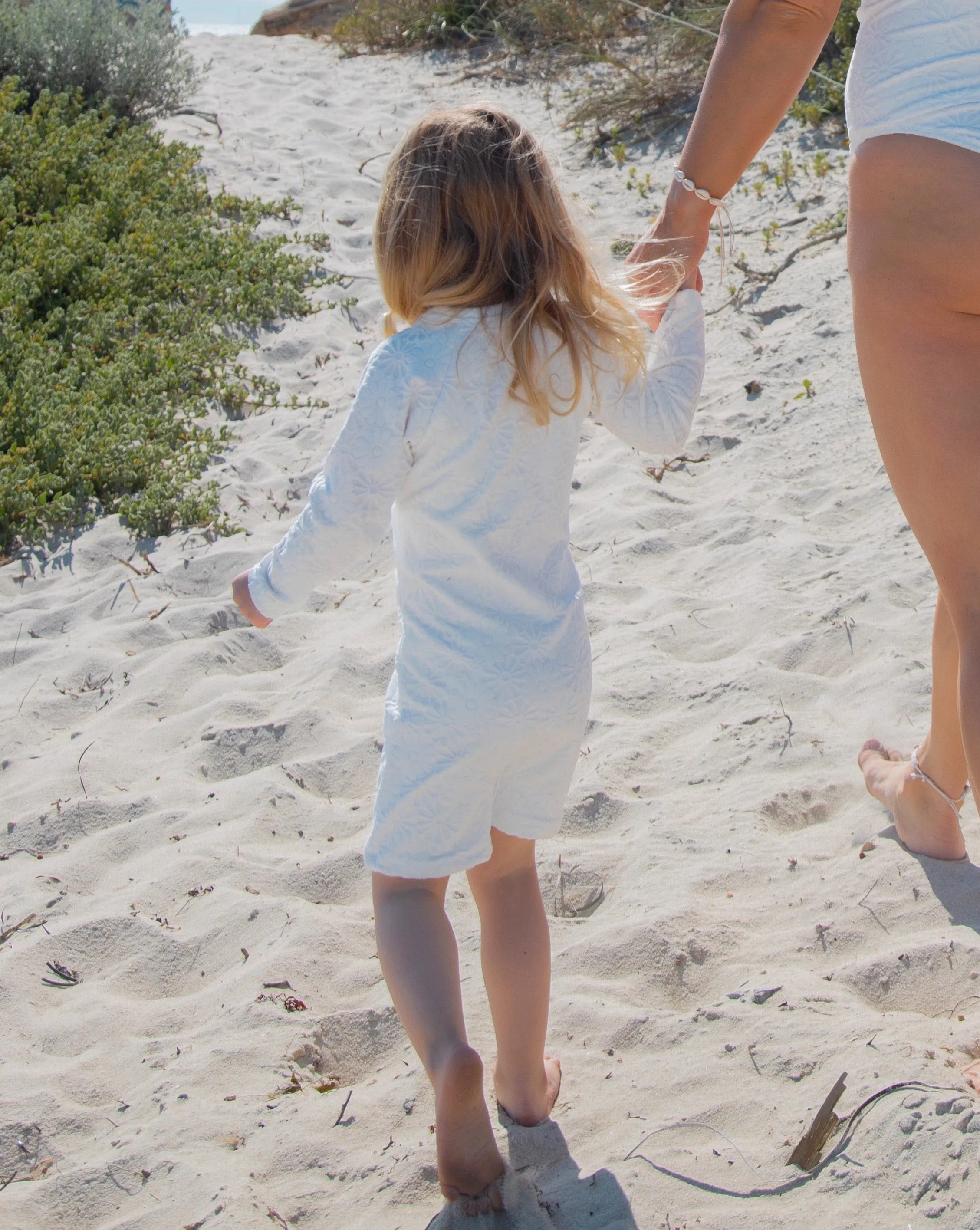 Ari Kids Short Suit - Terry White
