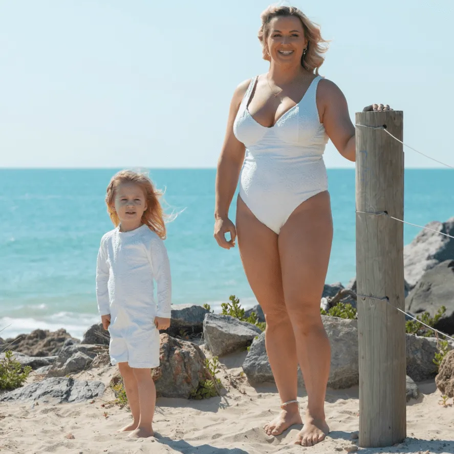 Ari Kids Short Suit - Terry White