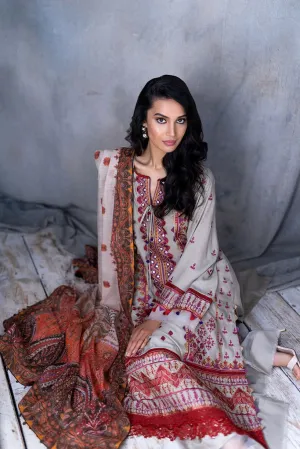 AW21-5A | Sobia Nazir Autumn Winter Collection 2021 | Unstitched Embroidered Suits