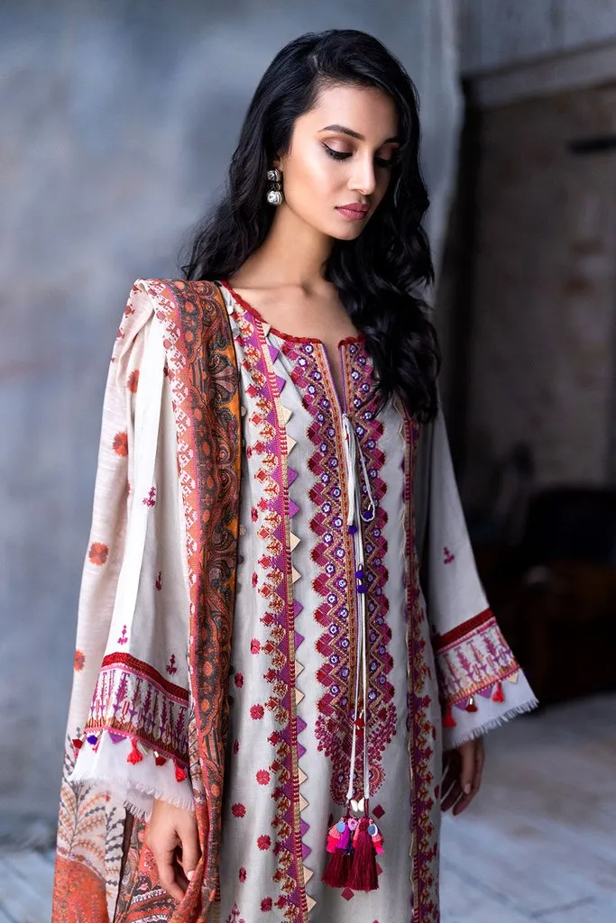 AW21-5A | Sobia Nazir Autumn Winter Collection 2021 | Unstitched Embroidered Suits