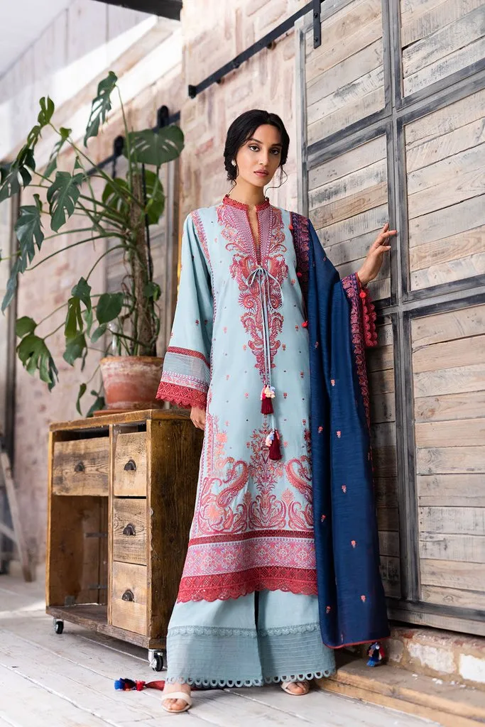 AW21-6B | Sobia Nazir Autumn Winter Collection 2021 | Unstitched Embroidered Suits