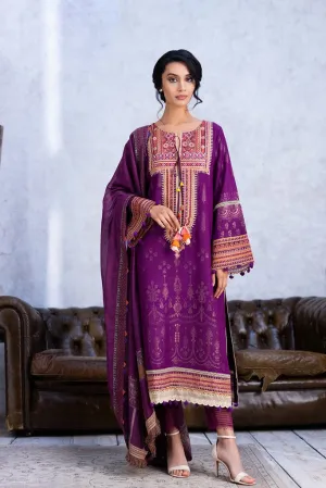 AW21-7A | Sobia Nazir Autumn Winter Collection 2021 | Unstitched Embroidered Suits