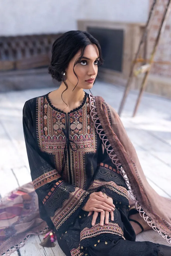 AW21-7B | Sobia Nazir Autumn Winter Collection 2021 | Unstitched Embroidered Suits