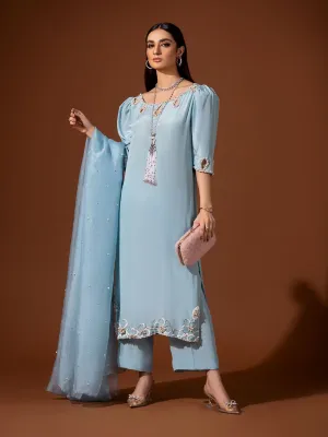 Azura | Mohtaram NUUR Luxury PRET Collection 2022 | Stitched Silk Suits