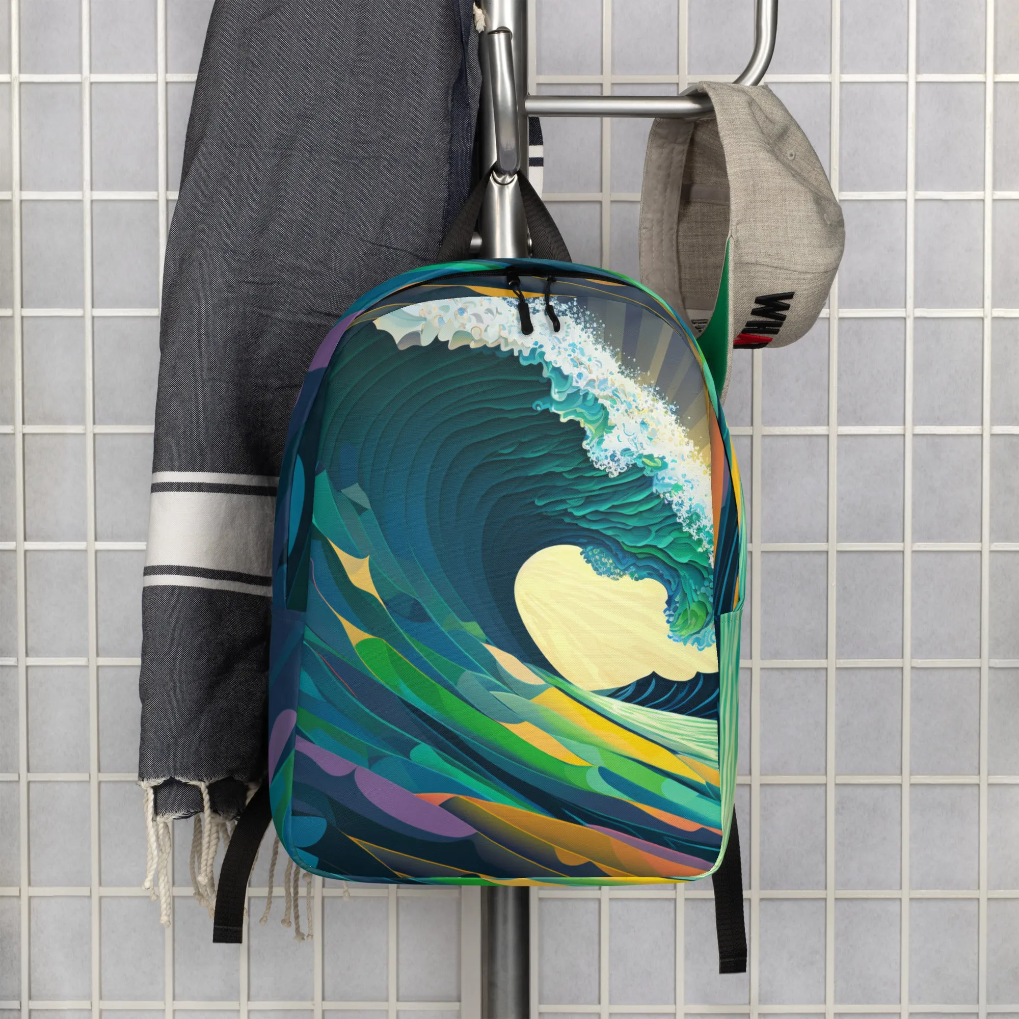 Backpack Artistic Wave