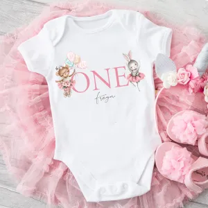 Ballerina baby grow or shirt