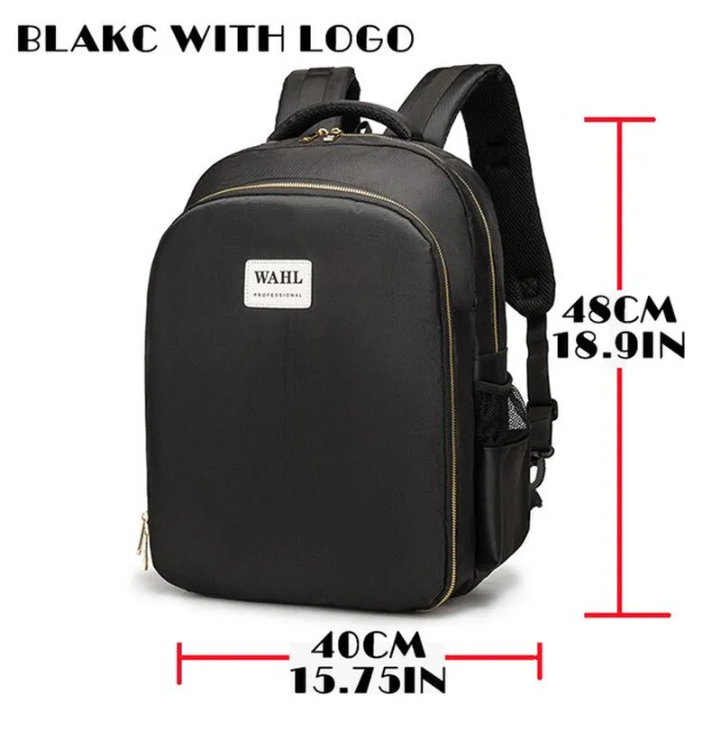Barber Backpack Portable Travel Multifunction Backpack Storage Bag Barber Carrying Case for Barber Styling Makeup Tools