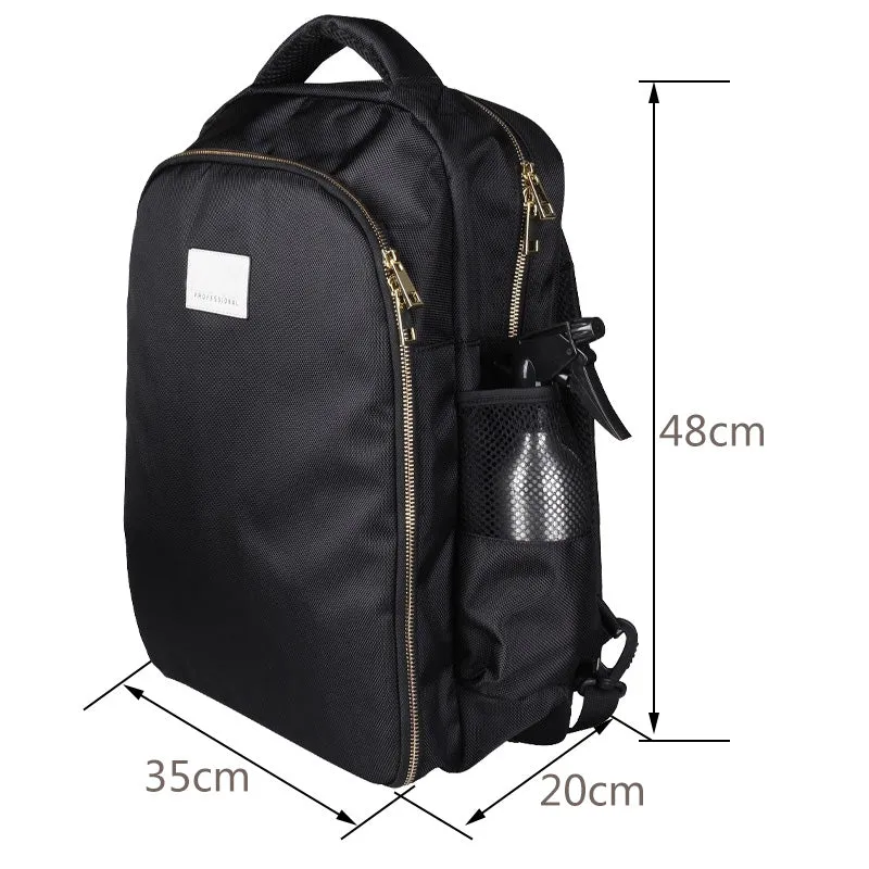 Barber Backpack Portable Travel Multifunction Backpack Storage Bag Barber Carrying Case for Barber Styling Makeup Tools