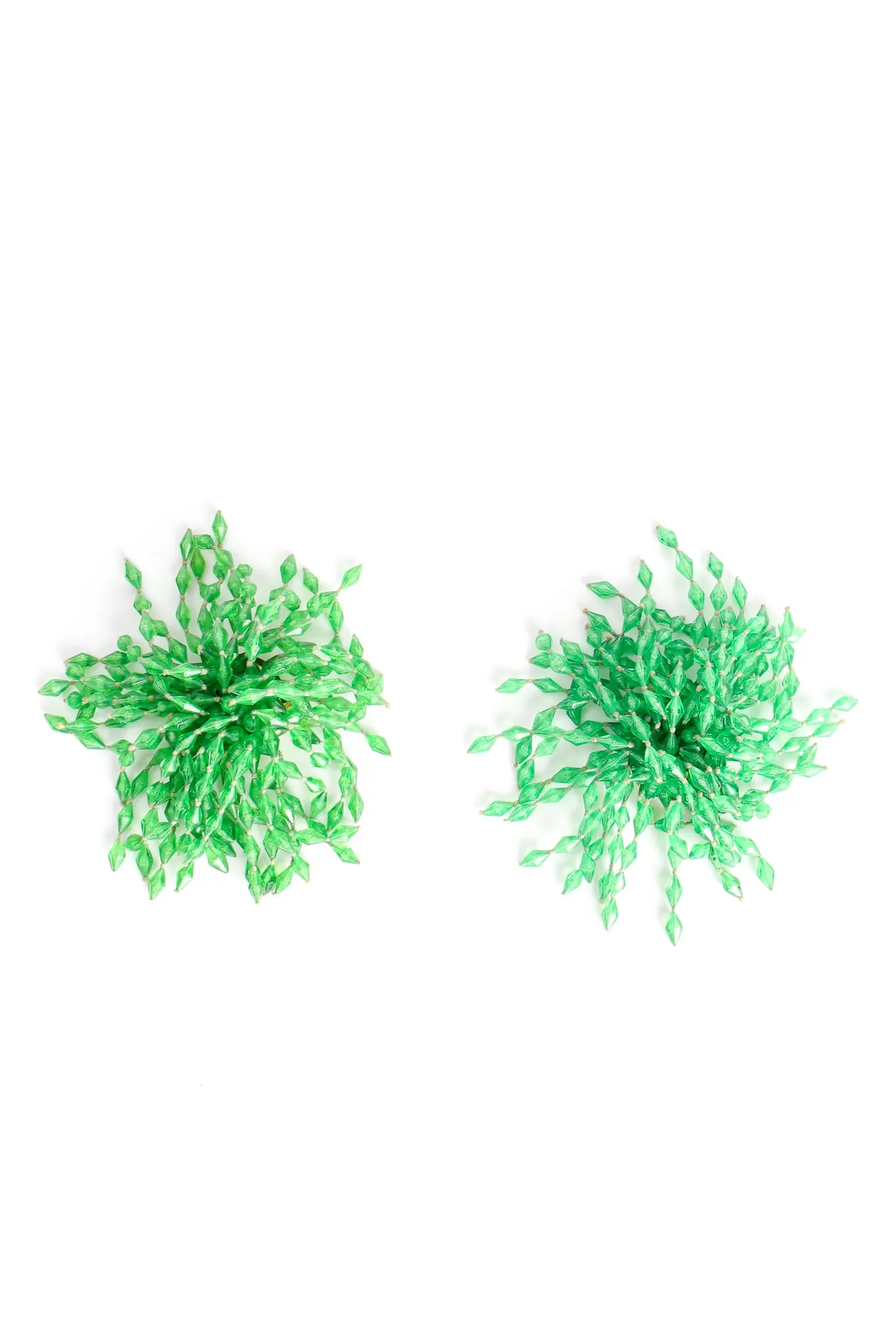 Beaded Fringe Collar Bracelet & Earring Set
