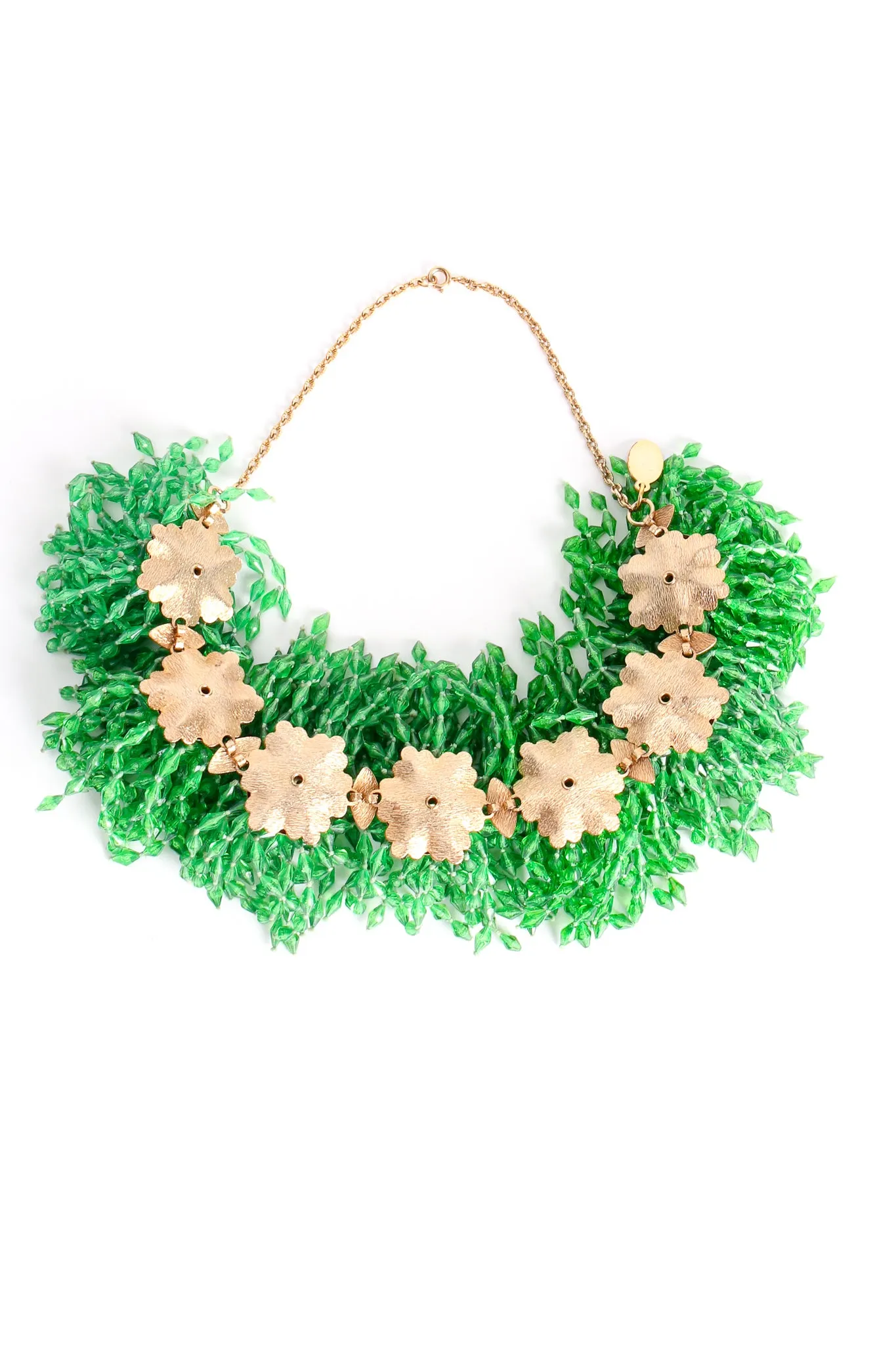 Beaded Fringe Collar Bracelet & Earring Set