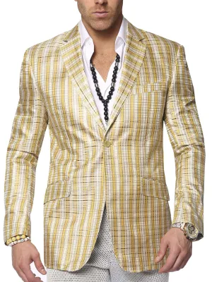 Big and Tall Blazer for men, Mens sport coat, Linea Beige