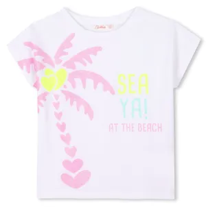 Billieblush White Graphic T-Shirt