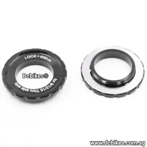 Black | Oil Slick Centerlock 9mm | 12mm | 15mm Front Lock Ring   Washer (1 Piece)