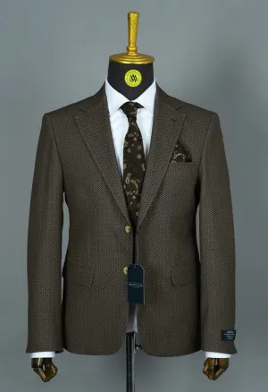 Blazer Marron Motif 3