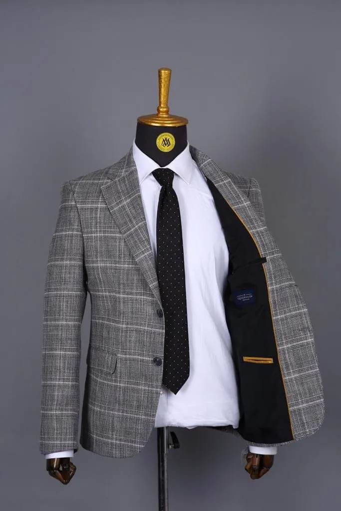 Blazer Marron Motif 8