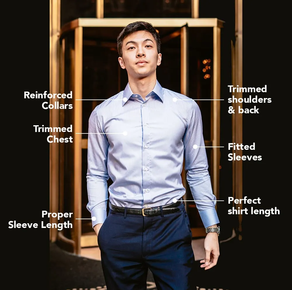Blue Dress Shirt | The Waterbend