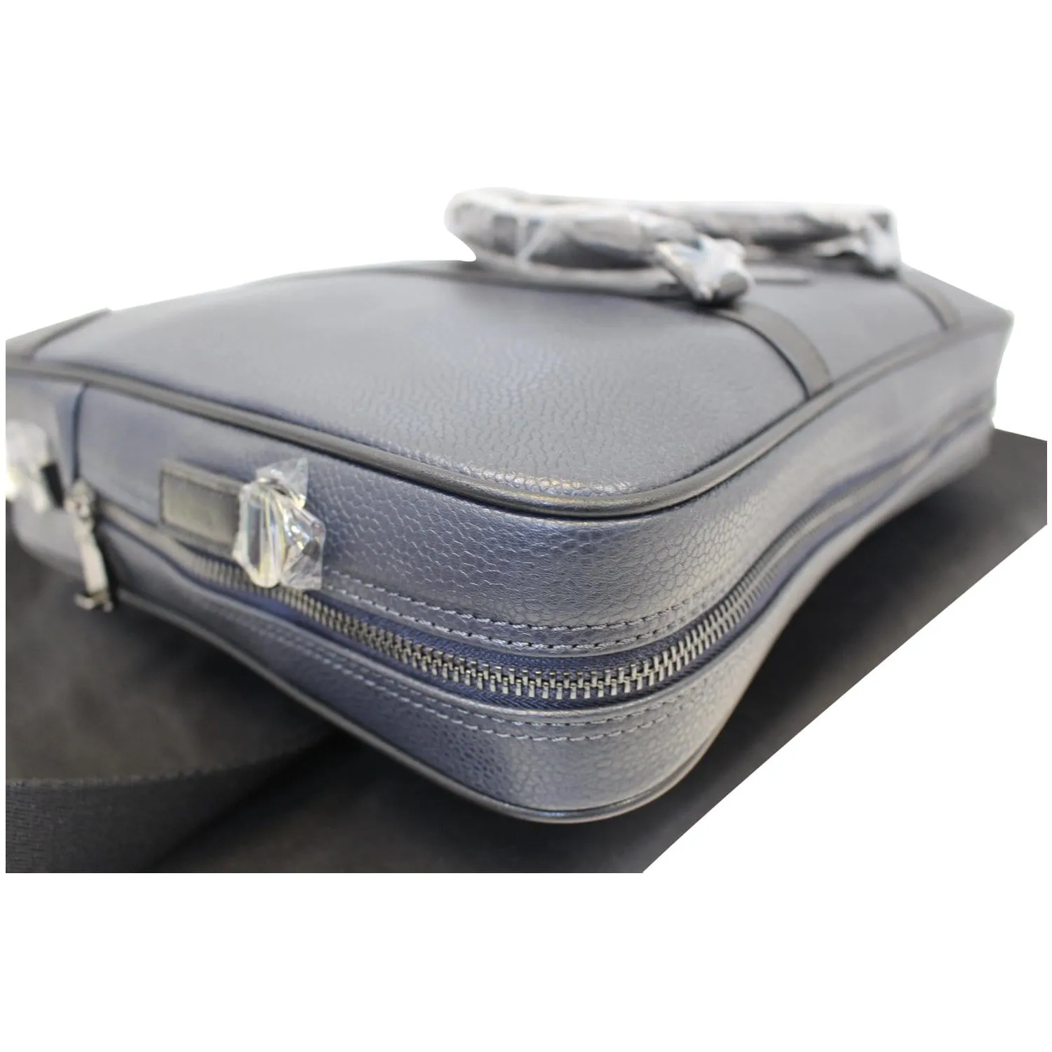 Bolvaint Cabot Black Leather Briefcase Bag