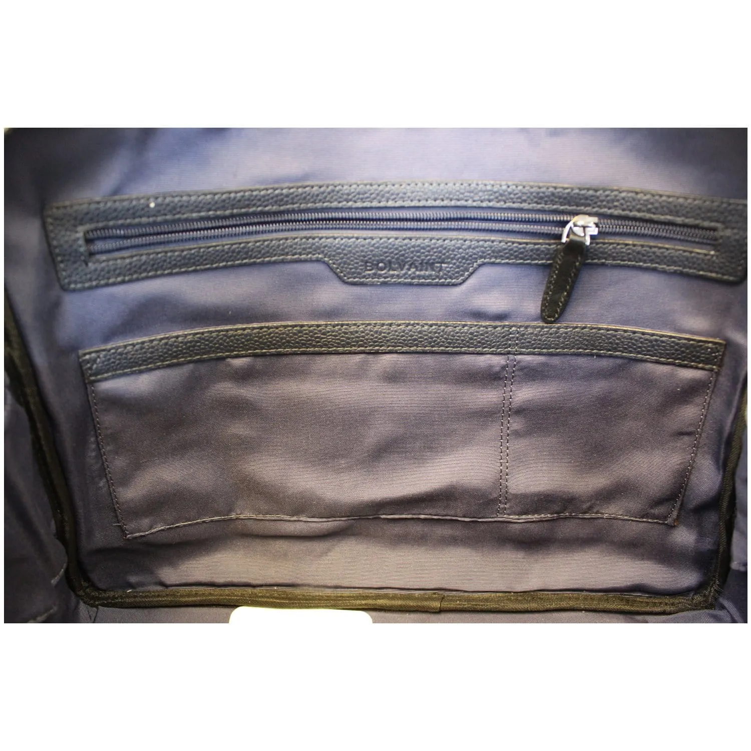 Bolvaint Cabot Black Leather Briefcase Bag