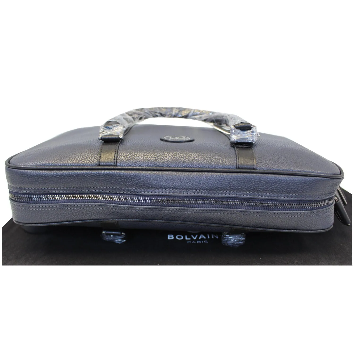 Bolvaint Cabot Black Leather Briefcase Bag